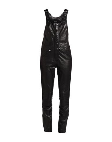 Isabel Marant Woman Jumpsuit Black Size 6 Lambskin