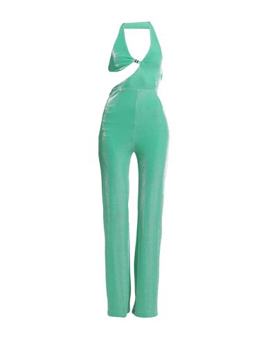 Rotate Birger Christensen Woman Jumpsuit Green Size 6 Recycled Polyacrylic, Polyester