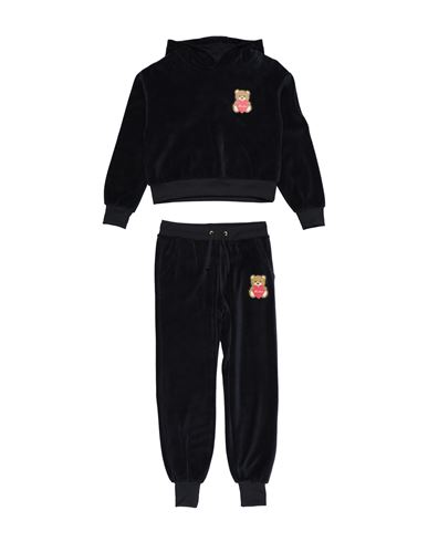 Shop Moschino Kid Toddler Girl Tracksuit Black Size 4 Cotton, Polyester, Elastane