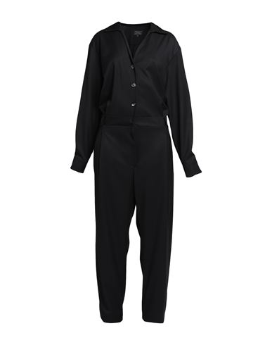 Alessia Santi Woman Jumpsuit Black Size 6 Polyester, Viscose, Elastane In Black