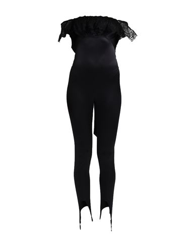 Shop Saint Laurent Woman Jumpsuit Black Size 2 Silk, Elastane, Polyamide, Viscose