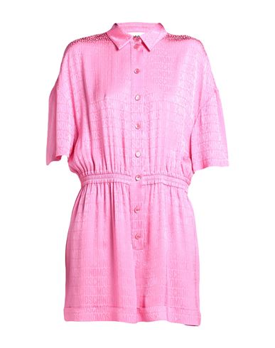 Moschino Woman Jumpsuit Fuchsia Size 6 Viscose, Silk In Pink