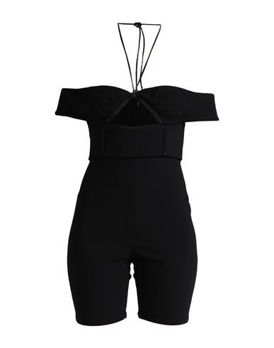 Saint Laurent Woman Jumpsuit Black Size 10 Wool, Elastane, Polyamide, Acetate, Viscose