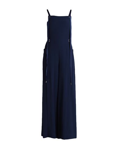 Shop Alberta Ferretti Woman Jumpsuit Blue Size 8 Acetate, Viscose