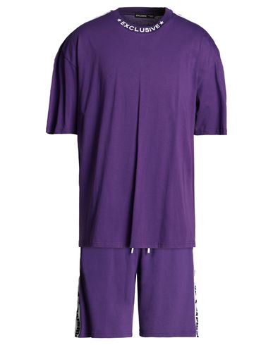 Exclusive Paris Man Tracksuit Purple Size Xl Cotton