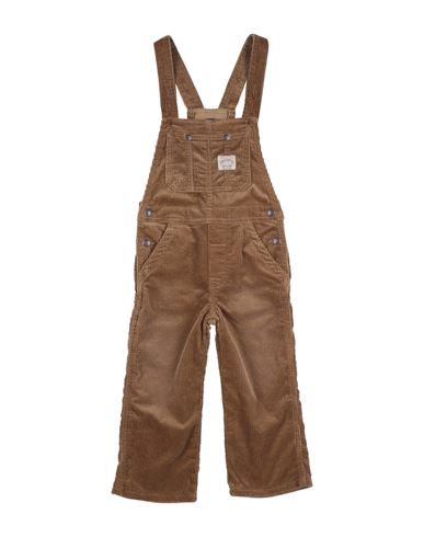 Polo Ralph Lauren Babies'  Cotton Corduroy Overall Toddler Boy Overalls Brown Size 5 Cotton