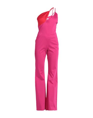 Jijil Woman Jumpsuit Fuchsia Size 4 Cotton, Elastane In Pink