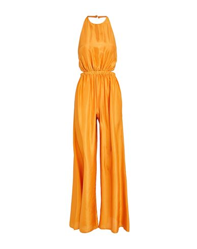 Forte Forte Forte_forte Woman Jumpsuit Apricot Size 2 Silk In Orange