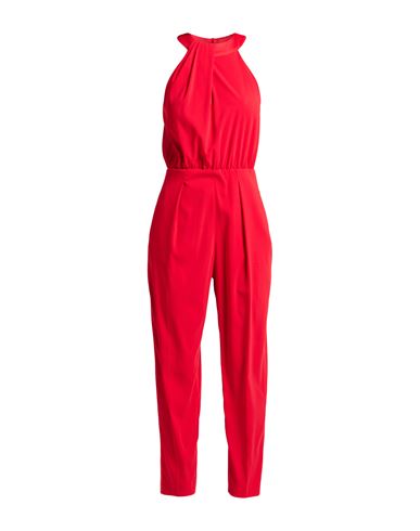 Pinko Woman Jumpsuit Red Size 6 Polyester, Elastane