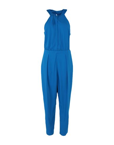 Pinko Woman Jumpsuit Azure Size 10 Polyester, Elastane In Blue