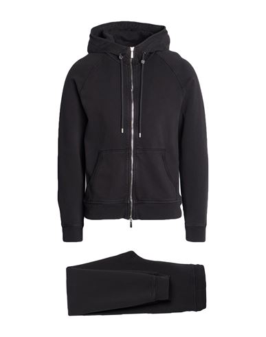 Moorer Man Tracksuit Midnight Blue Size 50 Cotton In Black