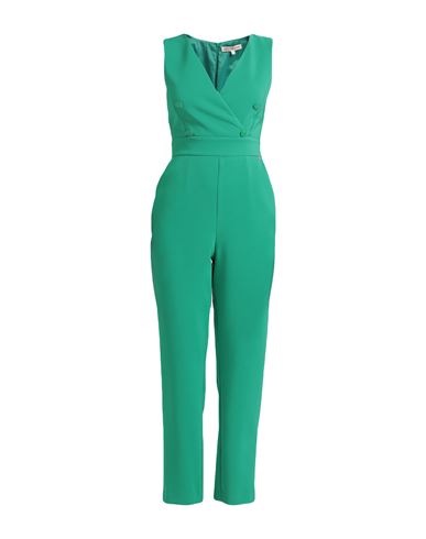Shop Kocca Woman Jumpsuit Green Size Xs Polyester, Elastane