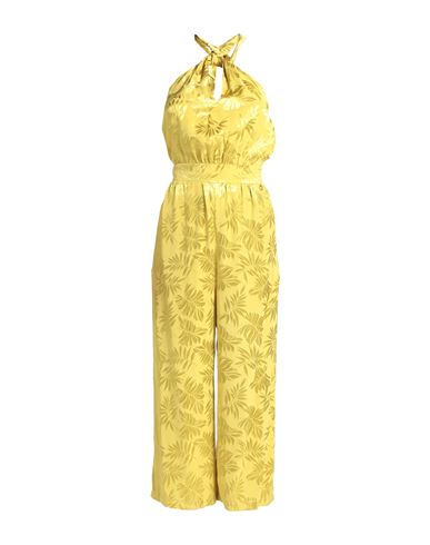 Shop Relish Woman Jumpsuit Mustard Size M Viscose In Yellow