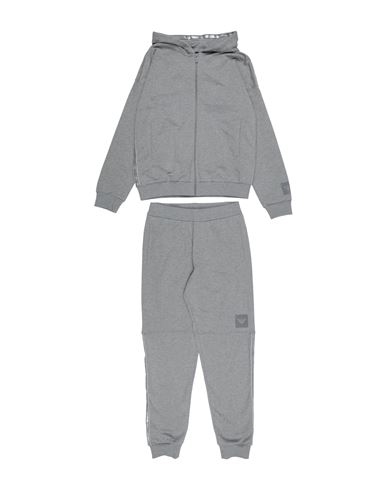 Shop Emporio Armani Toddler Girl Tracksuit Grey Size 6 Cotton, Elastane