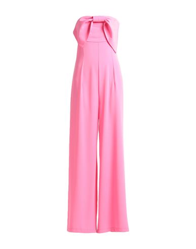 Shop Vicolo Woman Jumpsuit Fuchsia Size S Polyester, Elastane In Pink