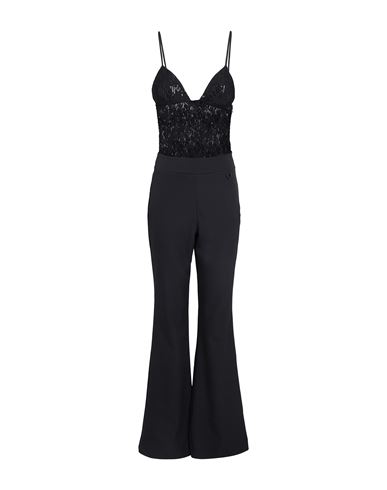 Shop Gaelle Paris Gaëlle Paris Woman Jumpsuit Black Size 8 Polyester, Elastane, Polyamide