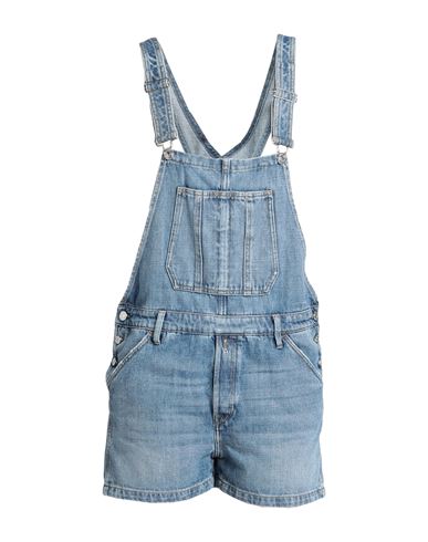 Replay Woman Overalls Blue Size Xl Cotton