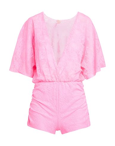 Shop Poisson D'amour Woman Jumpsuit Pink Size Xs Polyamide, Elastane
