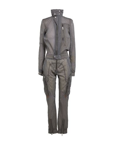 Rick Owens Woman Jumpsuit Grey Size 6 Polyamide, Polyethylene In Gray