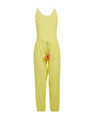 Zadig & Voltaire Woman Jumpsuit Yellow Size 6 Cotton