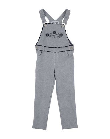 Shop Tartine Et Chocolat Toddler Girl Overalls Navy Blue Size 5 Cotton, Elastane