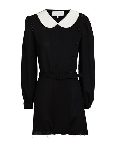 Maison Margiela Woman Jumpsuit Black Size 10 Virgin Wool, Cotton