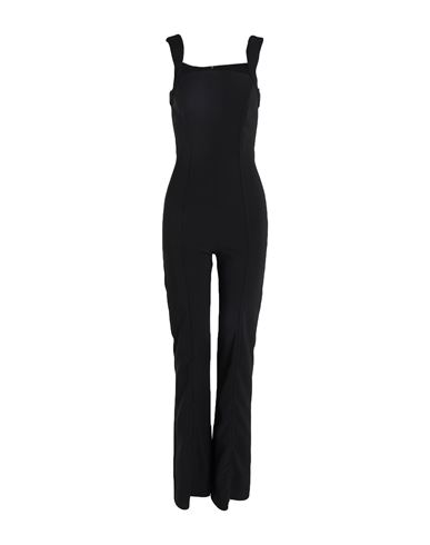 Simona Corsellini Woman Jumpsuit Black Size 6 Polyester, Elastane In Black