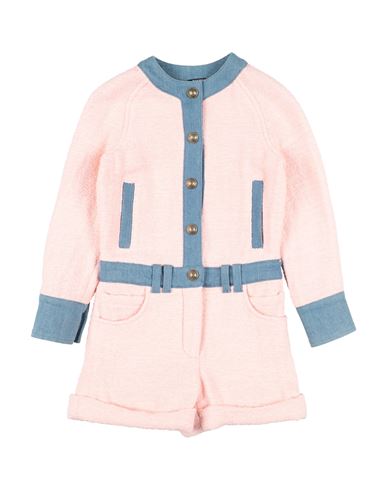 Balmain Babies'  Toddler Girl Jumpsuit Pink Size 6 Cotton, Polyamide