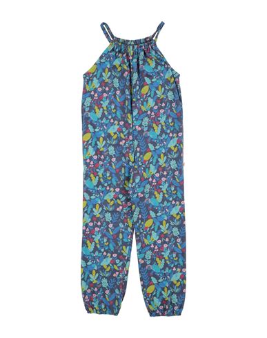Frugi Toddler Girl Jumpsuit Navy Size 5 Organic Cotton In Navy
