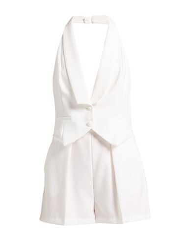 Elisabetta Franchi Woman Playsuit White Size 12 Polyester