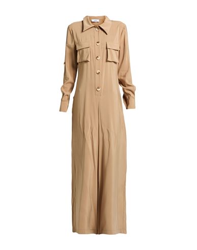 Jijil Woman Jumpsuit Khaki Size 8 Viscose, Polyester In Brown