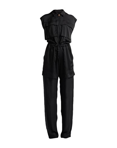 Woman Jumpsuit Black Size 6 Rayon