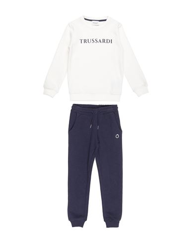 Trussardi Junior Toddler Boy Tracksuit White Size 4 Cotton In White