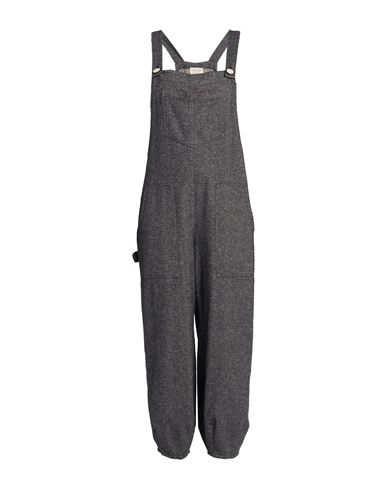 Alessia Santi Woman Overalls Midnight Blue Size 2 Cotton, Polyester In Gray