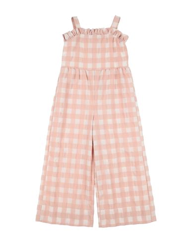 Lalalù Toddler Girl Jumpsuit Blush Size 5 Cotton, Polyester In Pink
