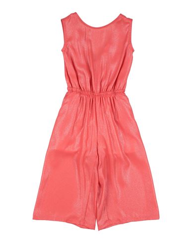 Fun & Fun Toddler Girl Jumpsuit Coral Size 4 Polyester In Red