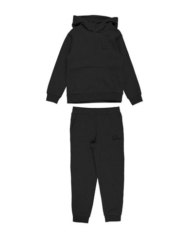 Ea7 Toddler Girl Tracksuit Black Size 6 Paper, Elastane In Black