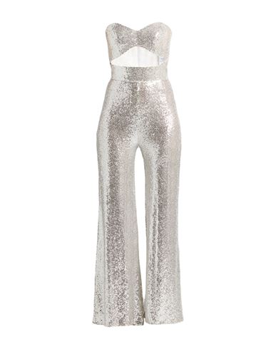 Atelier Legora Woman Jumpsuit Silver Size 8 Viscose, Polyamide