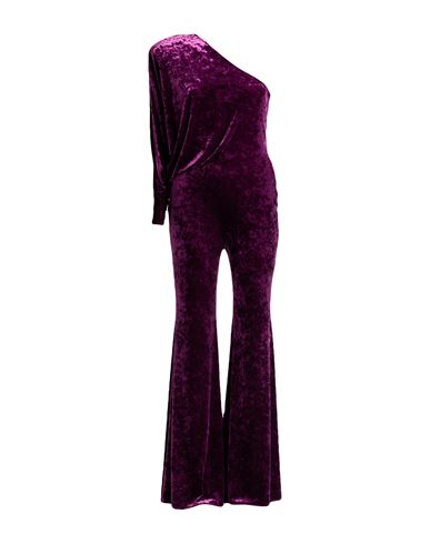 Alexandre Vauthier Woman Jumpsuit Plum Size 8 Polyester, Elastane