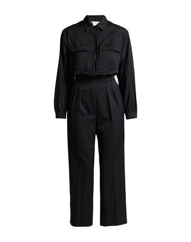 Max Mara Woman Jumpsuit Black Size 6 Virgin Wool