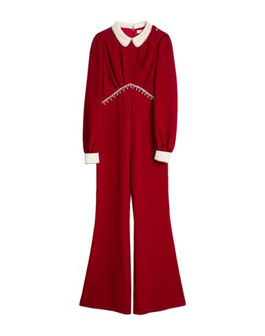 Elisabetta Franchi La Mia Bambina Toddler Girl Jumpsuit Red Size 4 Polyester In Red