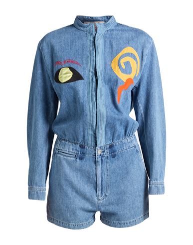 Marni Woman Playsuit Blue Size 4 Cotton