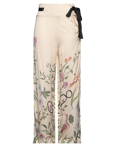 Agua By Agua Bendita Woman Pants Beige Size M Viscose, Recycled Viscose