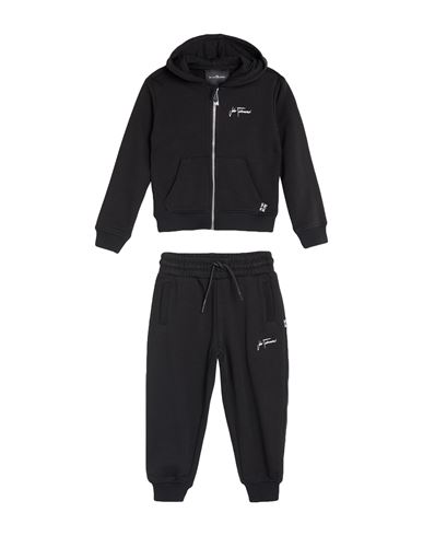 John Richmond Toddler Boy Tracksuit Black Size 4 Cotton, Polyester In Black