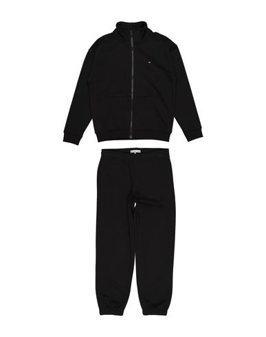 Tommy Hilfiger Toddler Boy Tracksuit Black Size 6 Cotton, Polyester, Elastane In Black