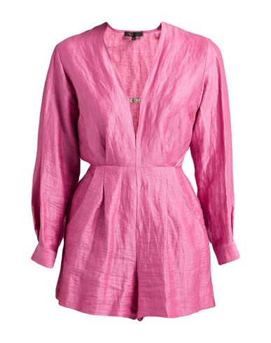 Woman Playsuit Black Size 4 Silk, Giza 45 Cotton