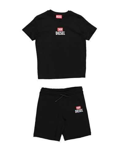 Diesel Toddler Tracksuit Black Size 6 Cotton In Black