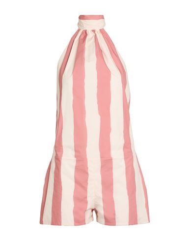 Philosophy Di Lorenzo Serafini Woman Playsuit Antique Rose Size 6 Cotton, Elastane In Pink