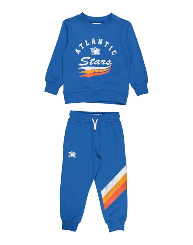 Atlantic Stars Toddler Boy Tracksuit Bright Blue Size 6 Cotton In Blue