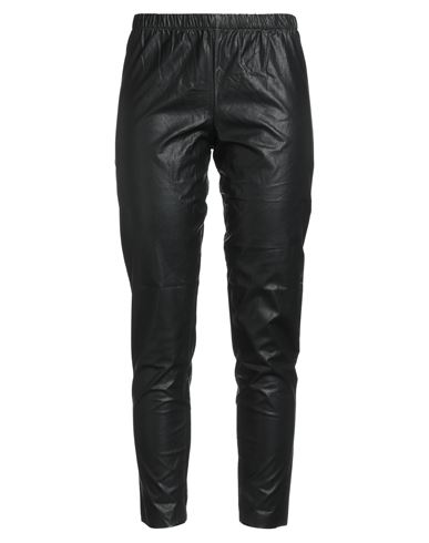 Oriana Woman Pants Black Size M/l Viscose, Polyamide, Elastane In Black